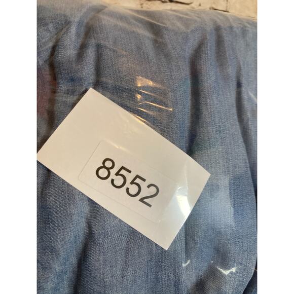 Lee‎ Platinum Label Shirt Dress Womens 18 Chambray Blue Full Button Front Midi - Picture 13 of 16